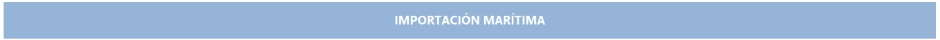 Importación marítima